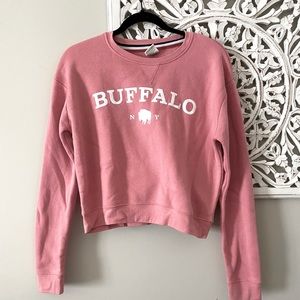 Buffalo NY Cropped Crewneck